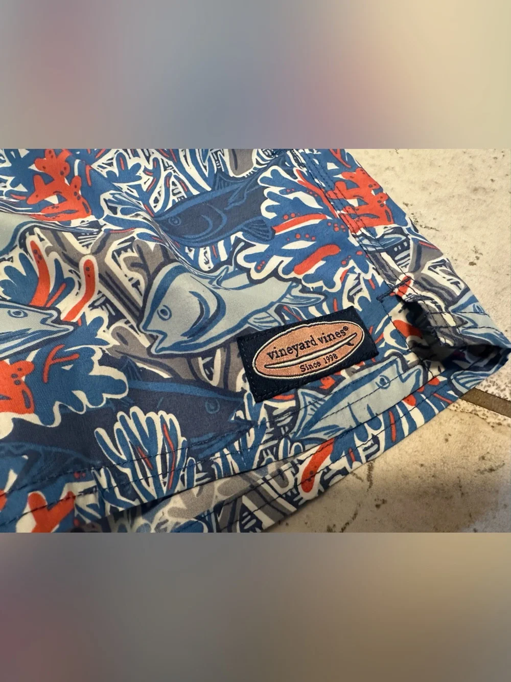 Boys Vineyard Vines swim trunks - size 5
